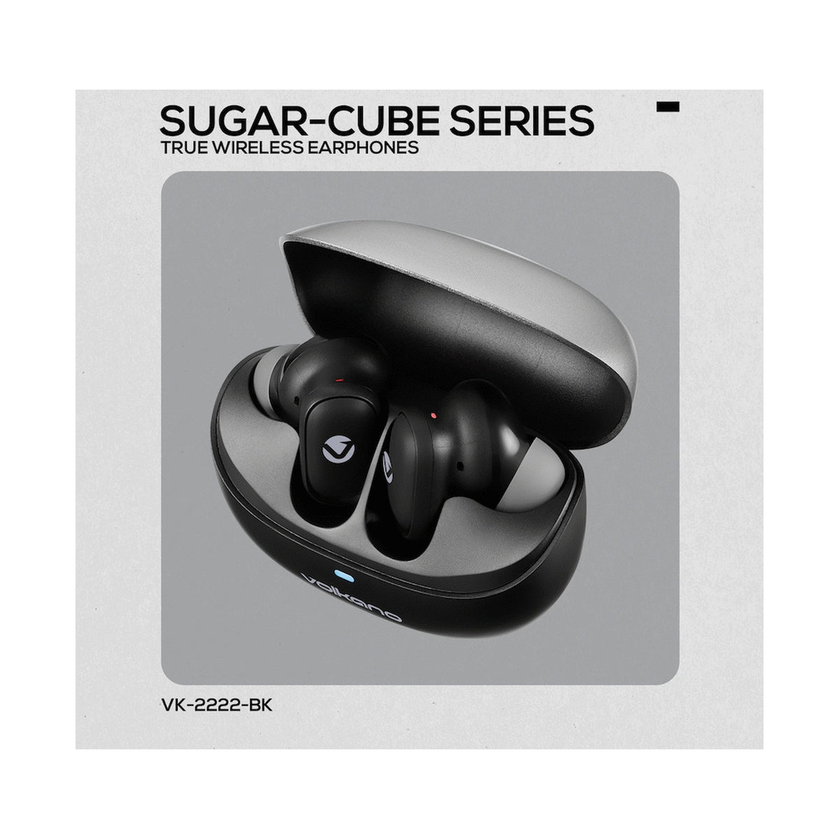 Volkano Sugar-Cube Active Noise Cancelling True Wireless Earphones - Black