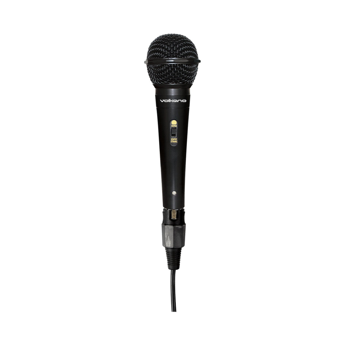 Volkano Ace Series Metal Wired Dynamic Vocal Microphone - Black