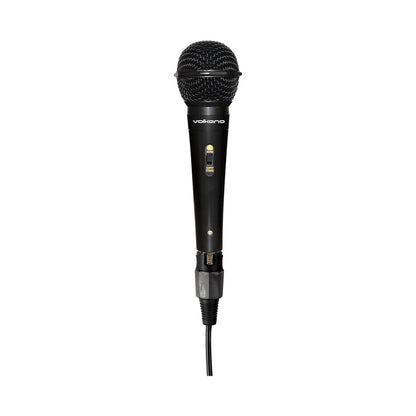 Volkano Ace Series Metal Wired Dynamic Vocal Microphone - Black