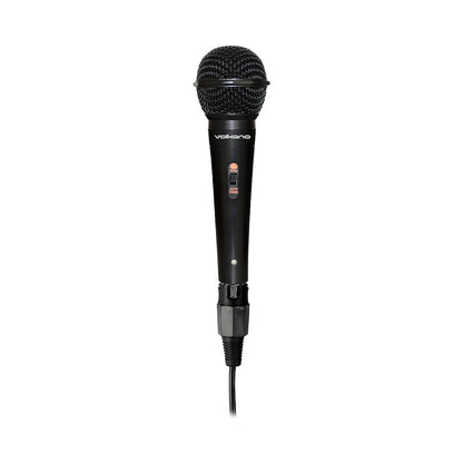 Volkano Ace Series Metal Wired Dynamic Vocal Microphone - Black