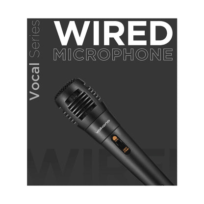 Volkano Vocal Series ABS Wired Microphone - Black