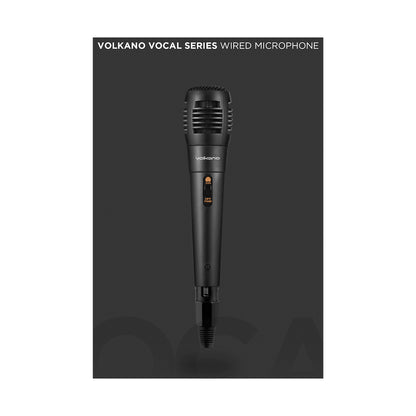 Volkano Vocal Series ABS Wired Microphone - Black
