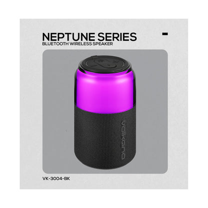 Volkano Neptune Bluetooth Wireless Speaker - Black
