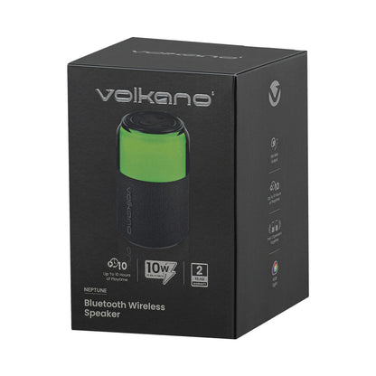 Volkano Neptune Bluetooth Wireless Speaker - Black