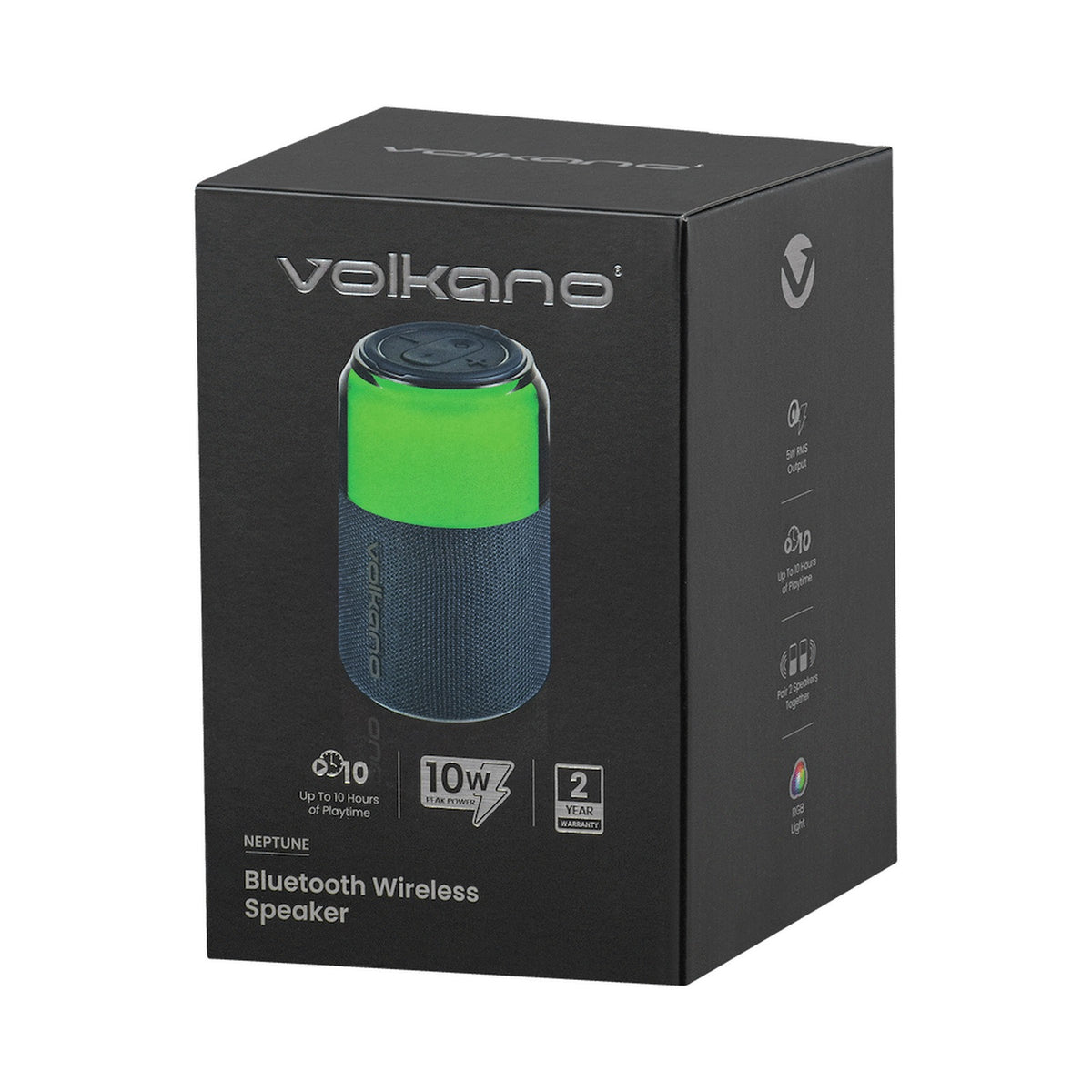 Volkano Neptune Bluetooth Wireless Speaker - Blue
