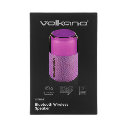 Volkano Neptune Bluetooth Wireless Speaker - Purple