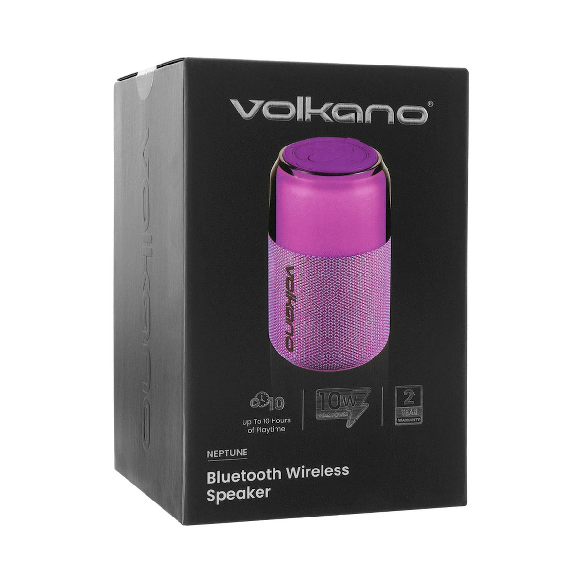 Volkano Neptune Bluetooth Wireless Speaker - Purple
