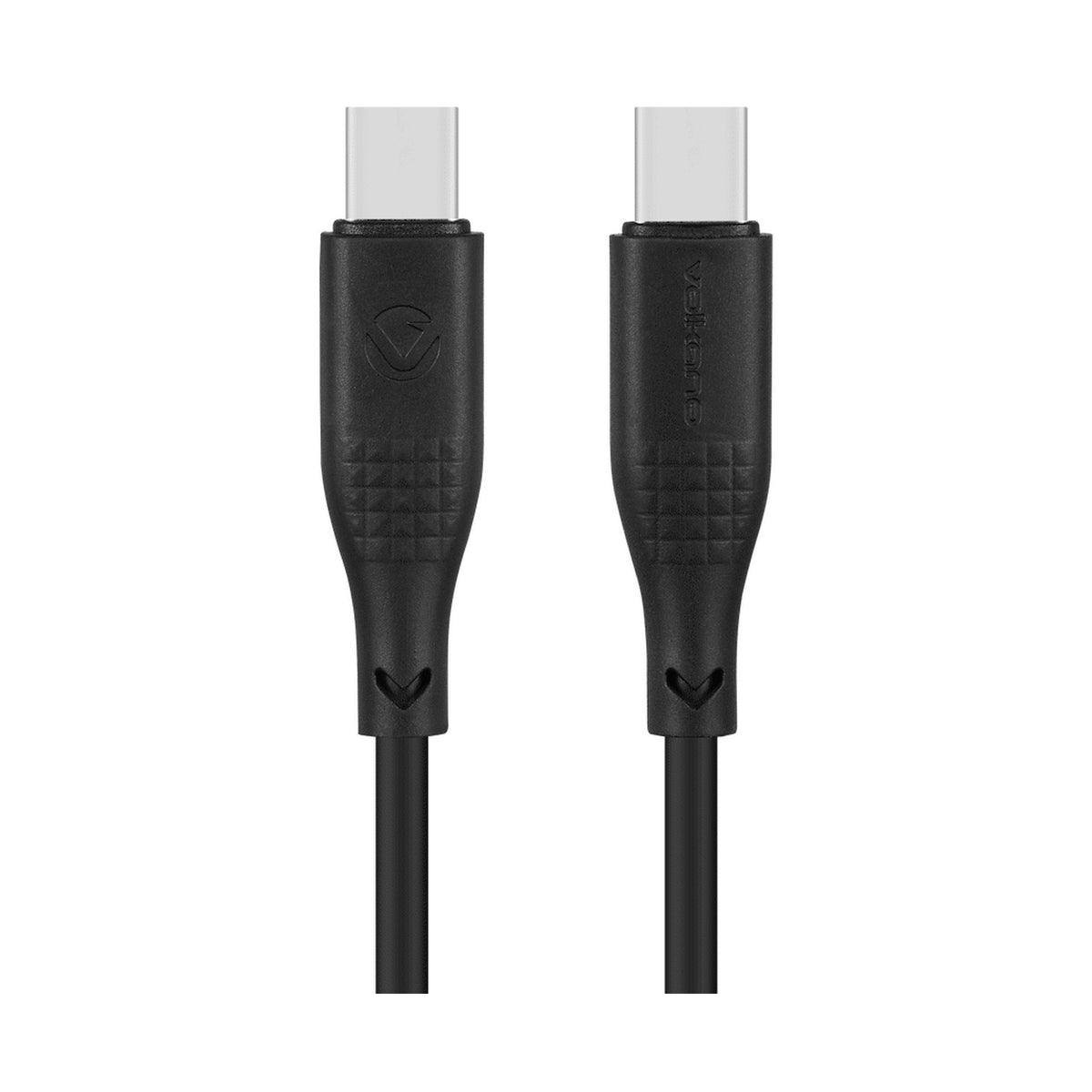 Volkano Nova Series USB C to USB C 100W 1.2m TPE cable-Black
