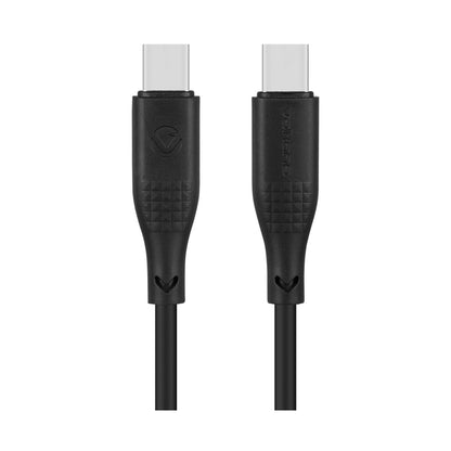 Volkano Nova Series USB C to USB C 100W 1.2m TPE cable-Black