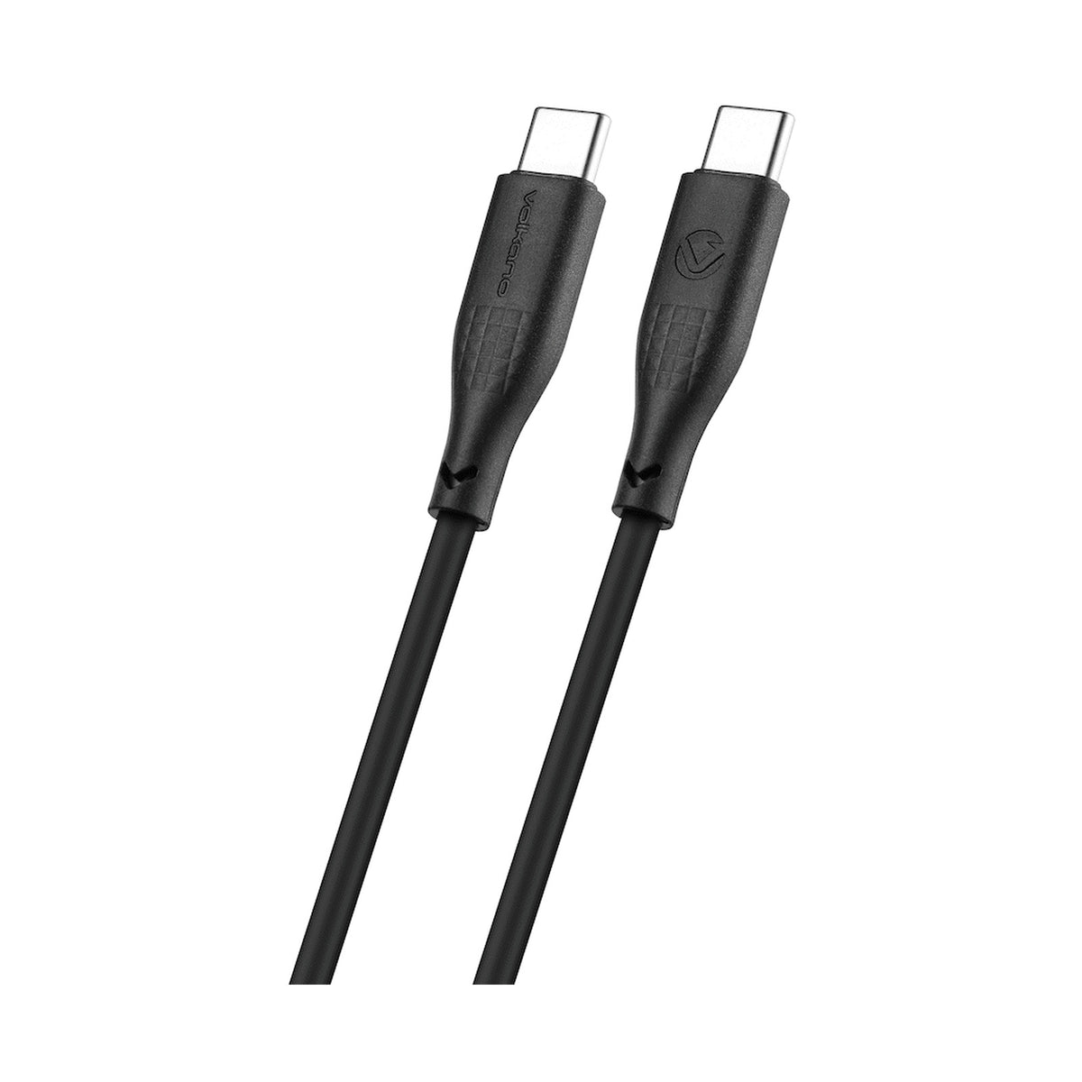 Volkano Nova Series USB C to USB C 100W 1.2m TPE cable-Black