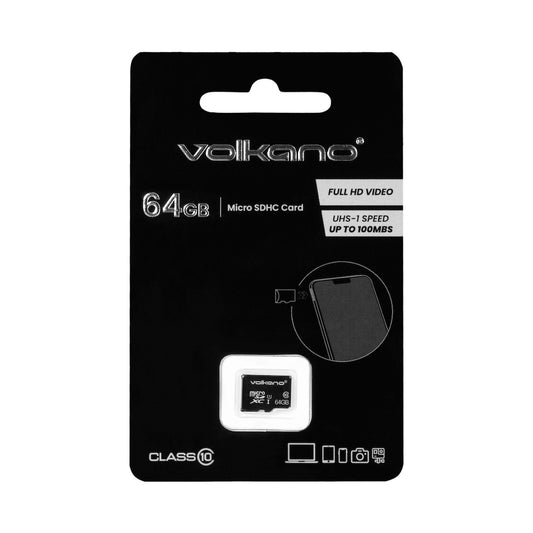 Volkano Micro Series Micro SD card 64GB - Class 10