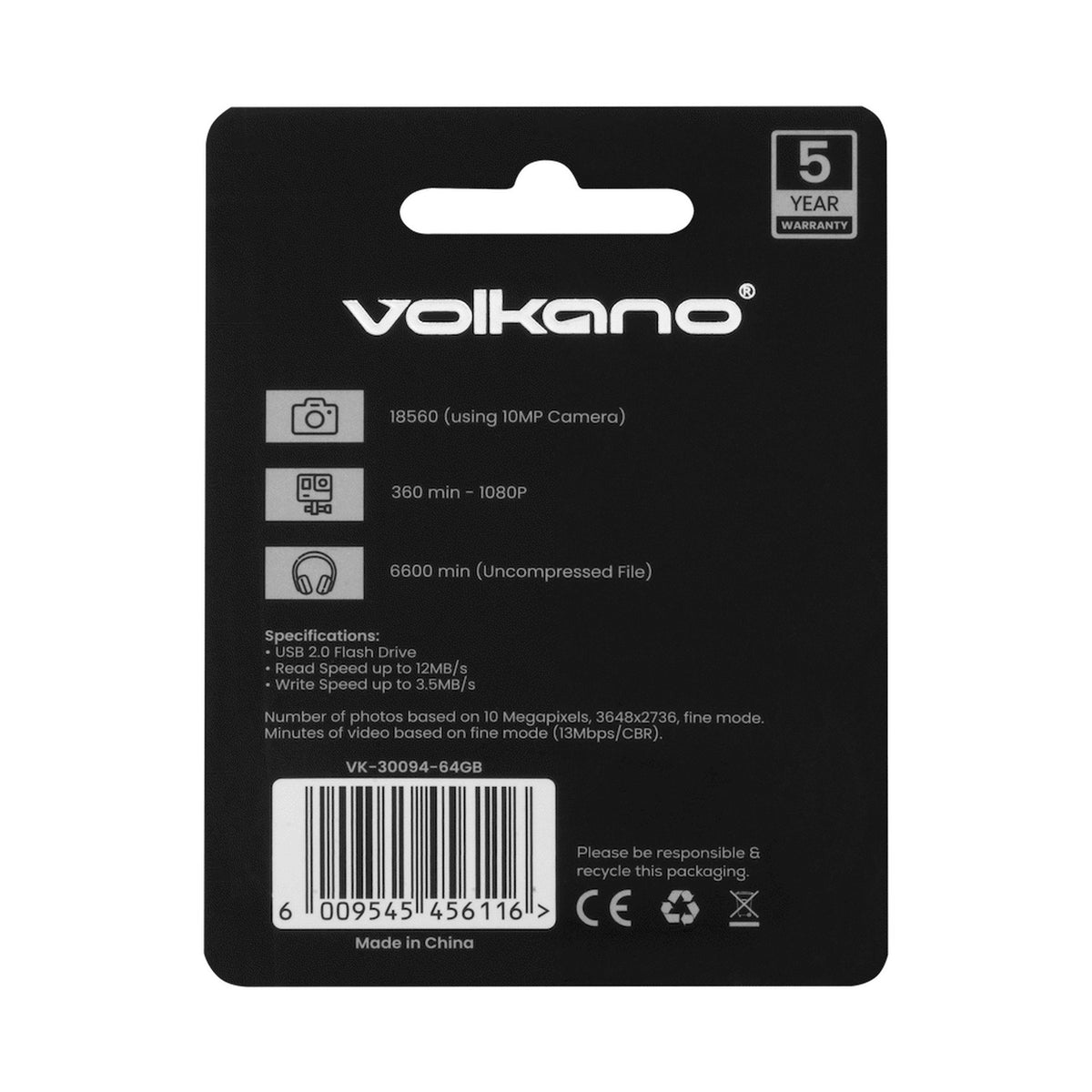 Volkano  USB 2.0 Flash drive 64GB