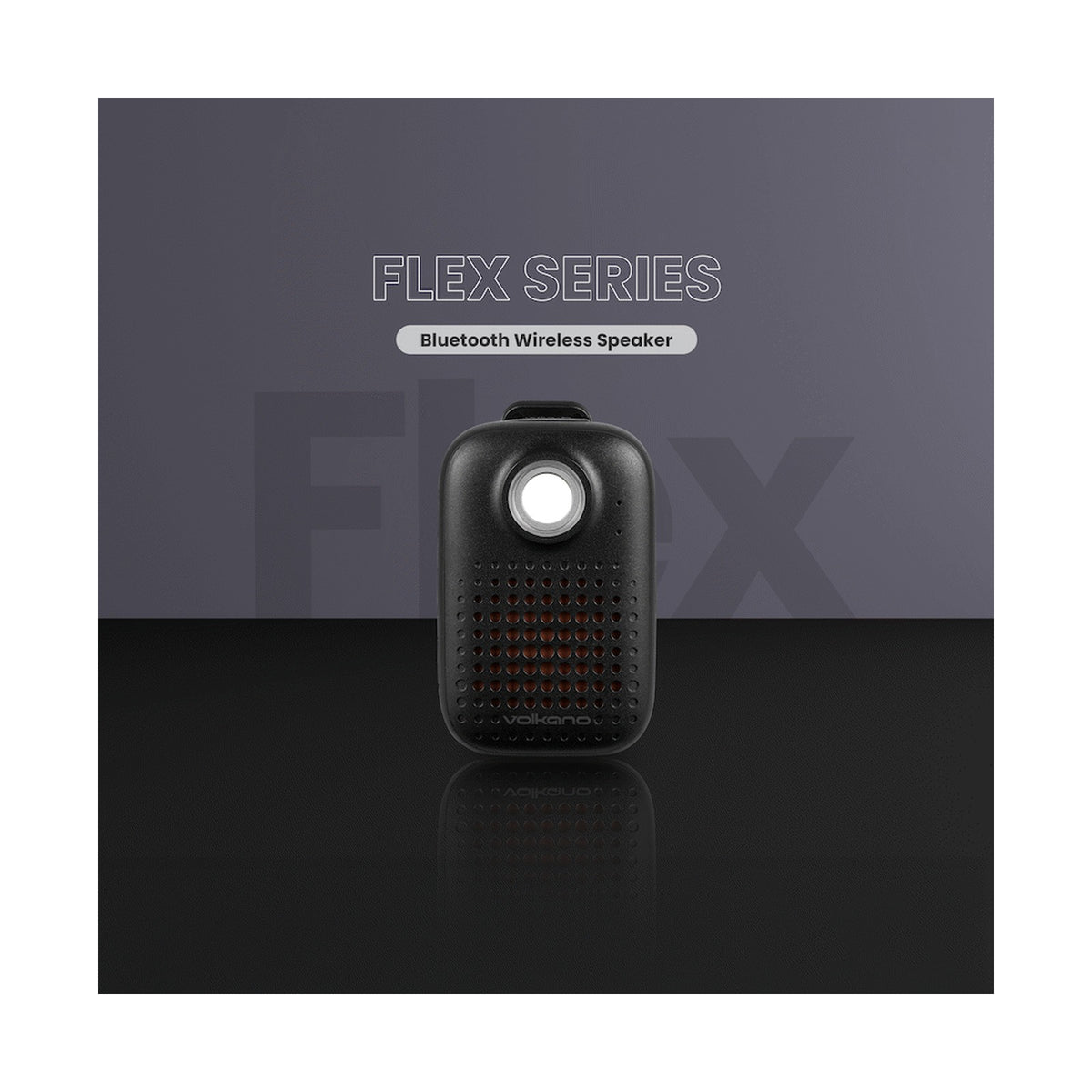 Volkano Flex Bluetooth Wireless Speaker - Black