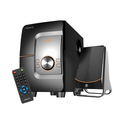 VolkanoX Comet Series 2.1 Speaker - Black with USB/Micro SD and Bluetooth