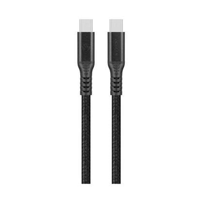 Volkano Weave Series USB C to USB C 240W 20Gbps 2m-black