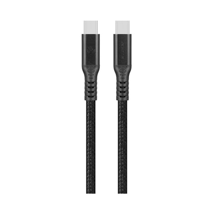 Volkano Weave Series USB C to USB C 240W 20Gbps 2m-black