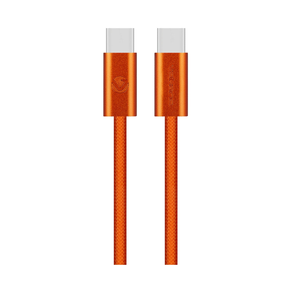 Volkano Weave Series 60w USB C to USB C 1.2m-Orange