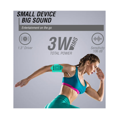 Volkano Pumped Series Wearable Speaker with Armband - Mint