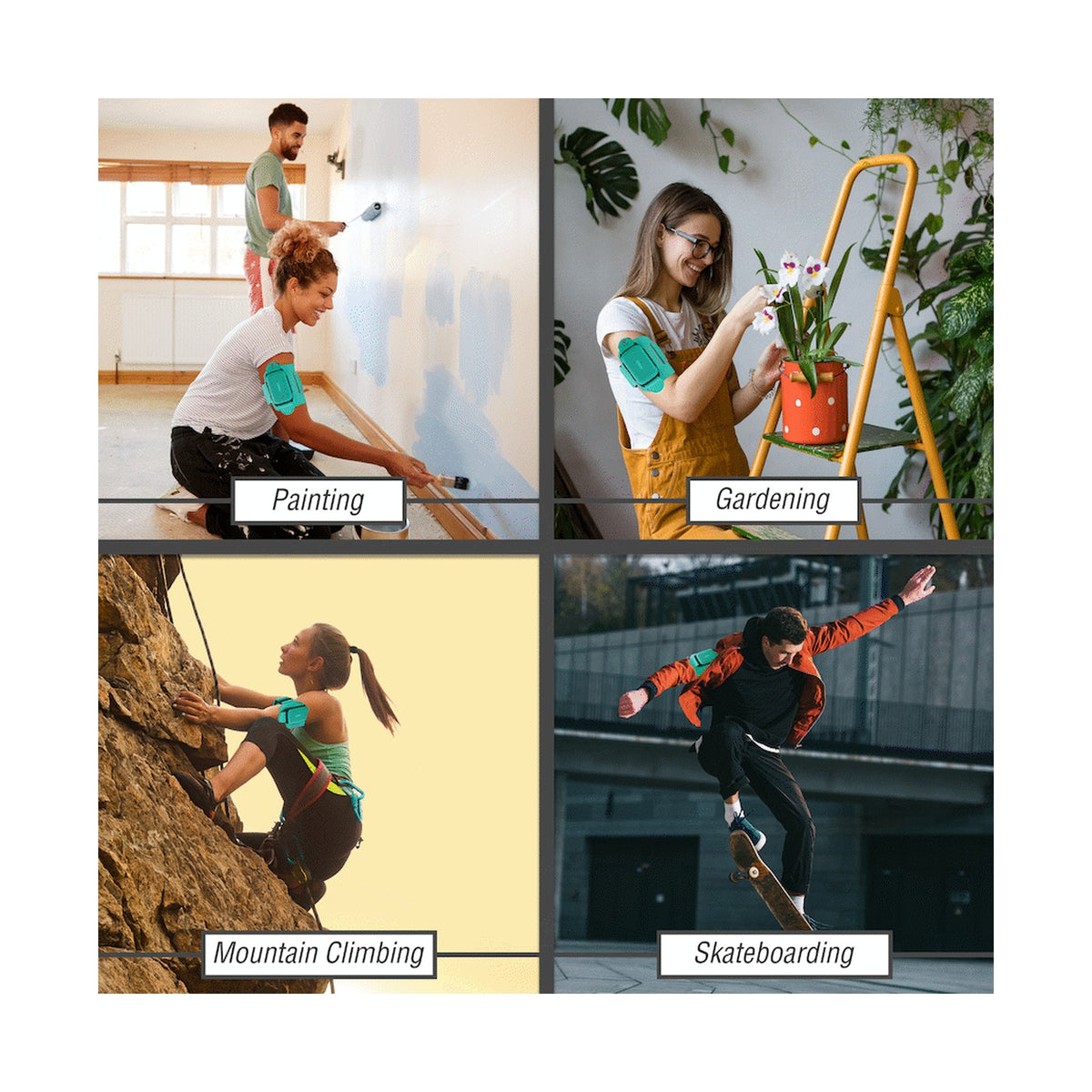 Volkano Pumped Series Wearable Speaker with Armband - Mint