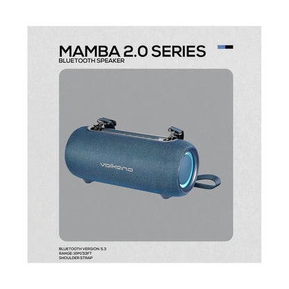 Volkano Mamba 2.0 Series Bluetooth Speaker - Blue