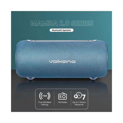 Volkano Mamba 2.0 Series Bluetooth Speaker - Blue