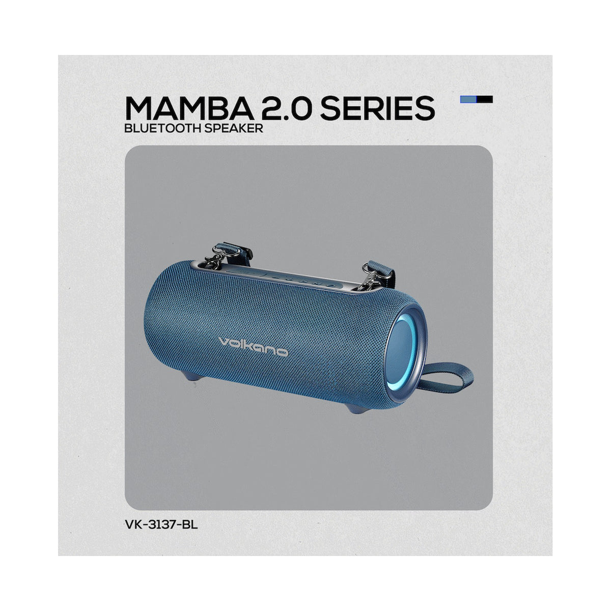 Volkano Mamba 2.0 Series Bluetooth Speaker - Blue