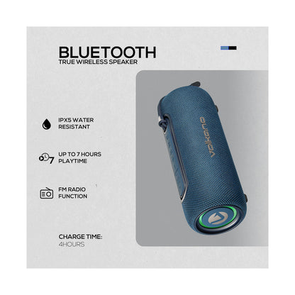 Volkano Mini Mamba 2.0 Series Bluetooth Speaker - Blue