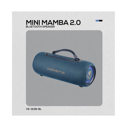 Volkano Mini Mamba 2.0 Series Bluetooth Speaker - Blue