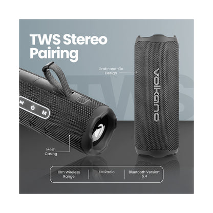 Volkano London Series Bluetooth Speaker - Black