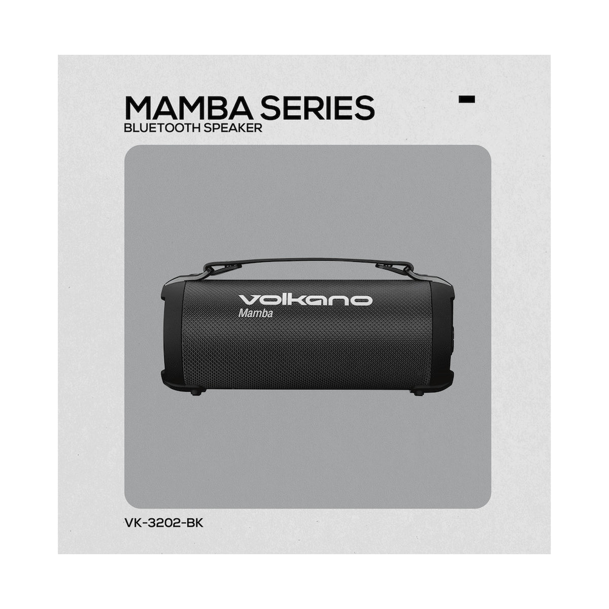 Volkano Mamba Series Bluetooth Speaker - Black