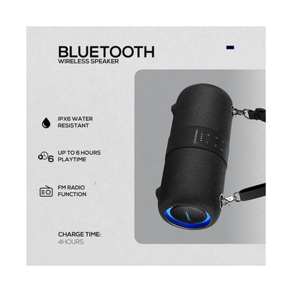 VolkanoX Python Series Bluetooth Speaker - Black