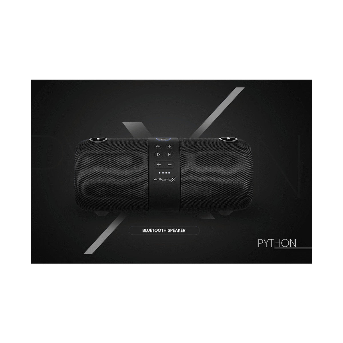 VolkanoX Python Series Bluetooth Speaker - Black