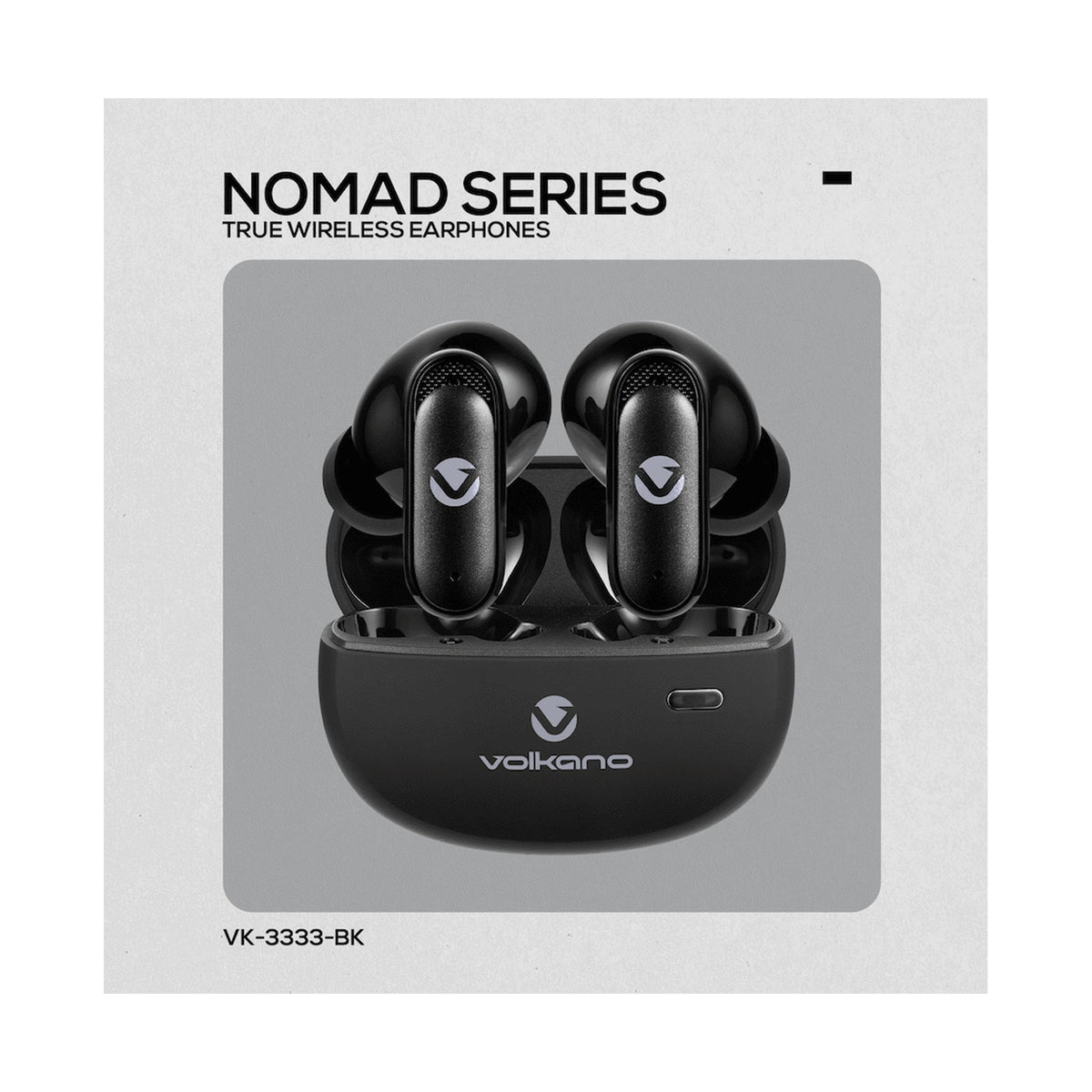 Volkano Nomad Active Noise-Cancelling True Wireless Earphones - Black