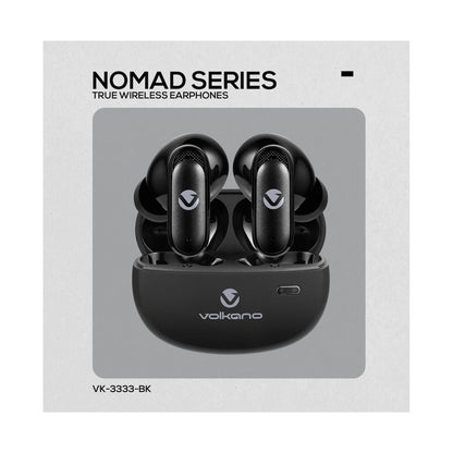 Volkano Nomad Active Noise-Cancelling True Wireless Earphones - Black