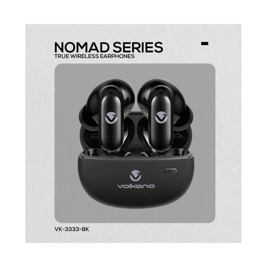 Volkano Nomad Active Noise-Cancelling True Wireless Earphones - Black