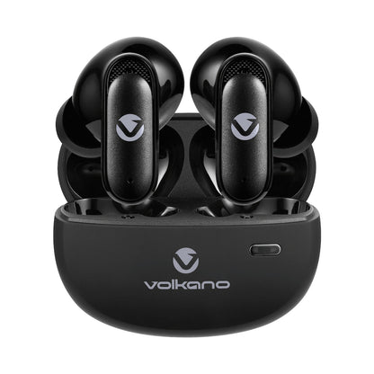 Volkano Nomad Active Noise-Cancelling True Wireless Earphones - Black