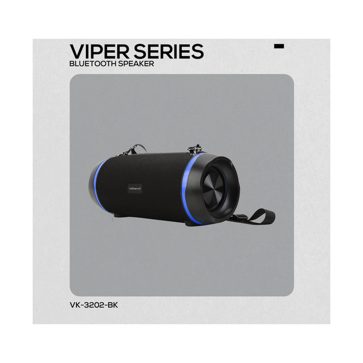VolkanoX Viper Series Bluetooth Speaker - Black