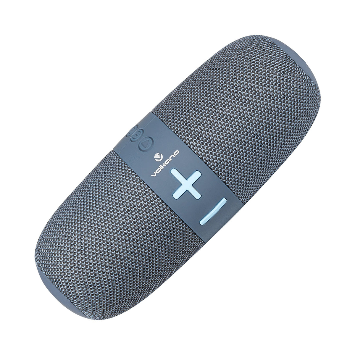Volkano Flow Series Portable Bluetooth Speaker - Blue with Blue Buttons