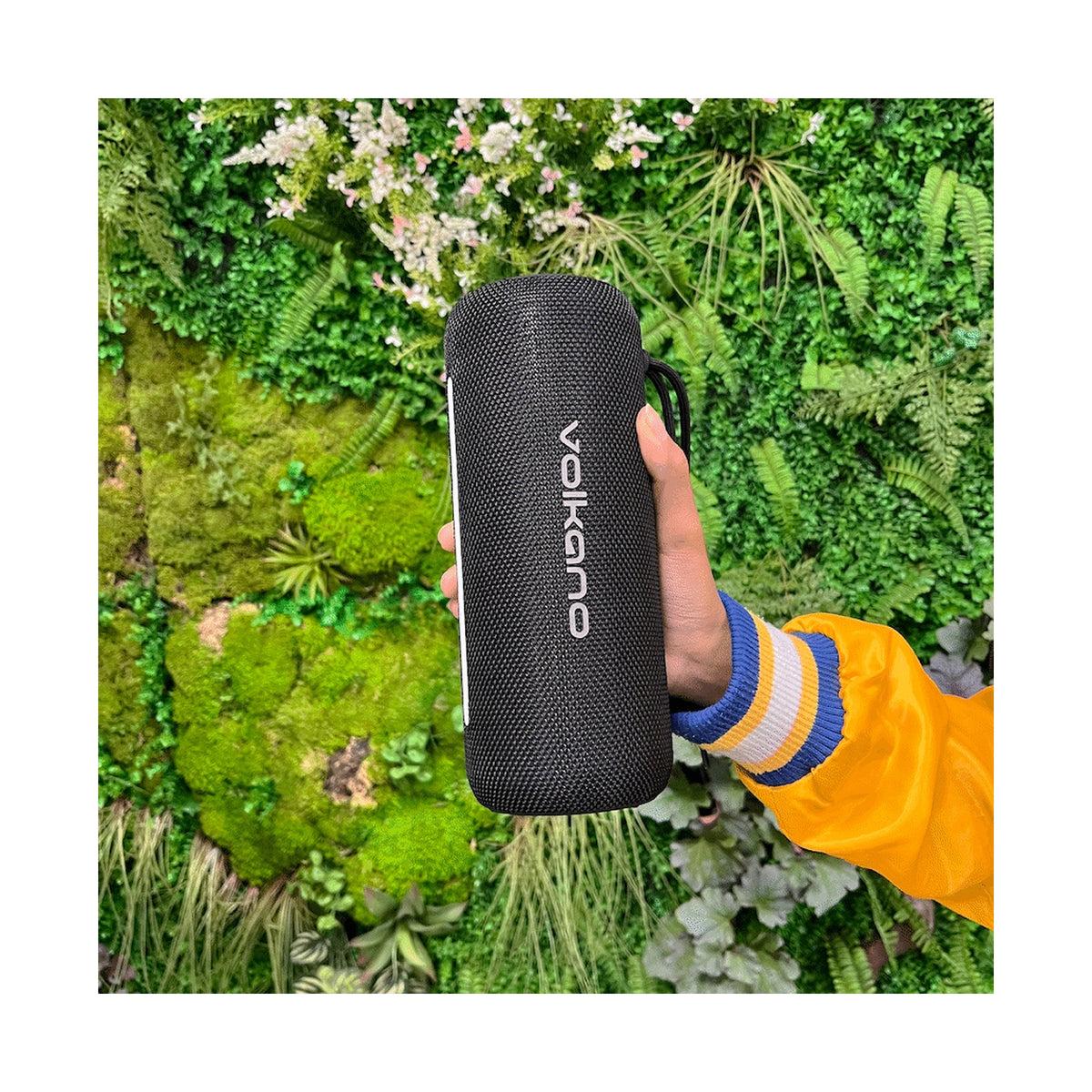 Volkano Rave Series Portable Bluetooth Speaker  - Black with grey buttons