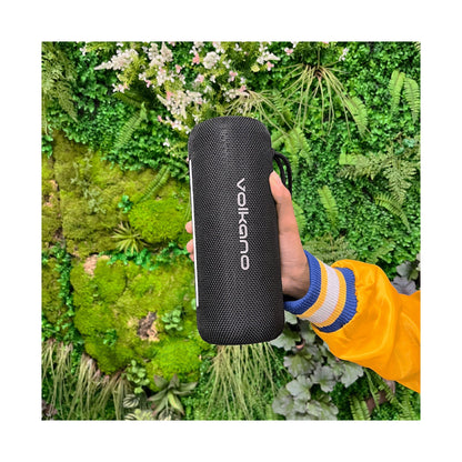 Volkano Rave Series Portable Bluetooth Speaker  - Black with grey buttons