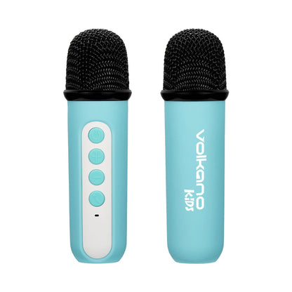 Volkano Kids SingMate Series Bluetooth Speaker with 2 Wireless Microphones - Mint