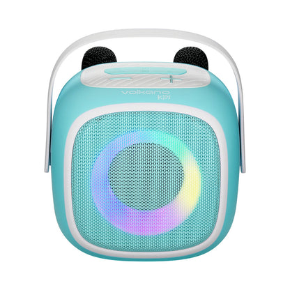 Volkano Kids SingMate Series Bluetooth Speaker with 2 Wireless Microphones - Mint