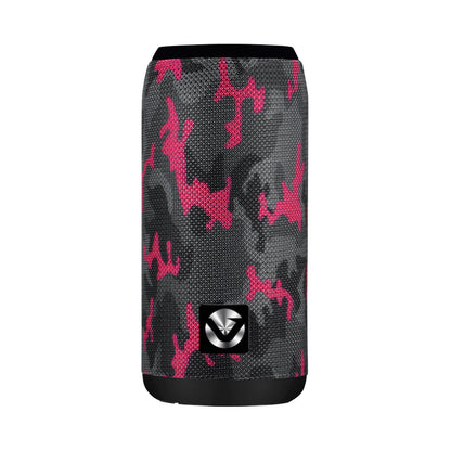 Volkano Stella Series Bluetooth Speaker - Pink Camo Design