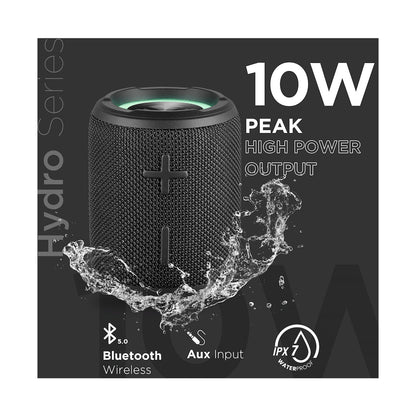Volkano Hydro Series IPX7 Bluetooth Speaker - Black