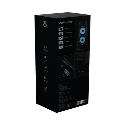 Volkano Olympian Series Dual 15" Party Speaker - Black