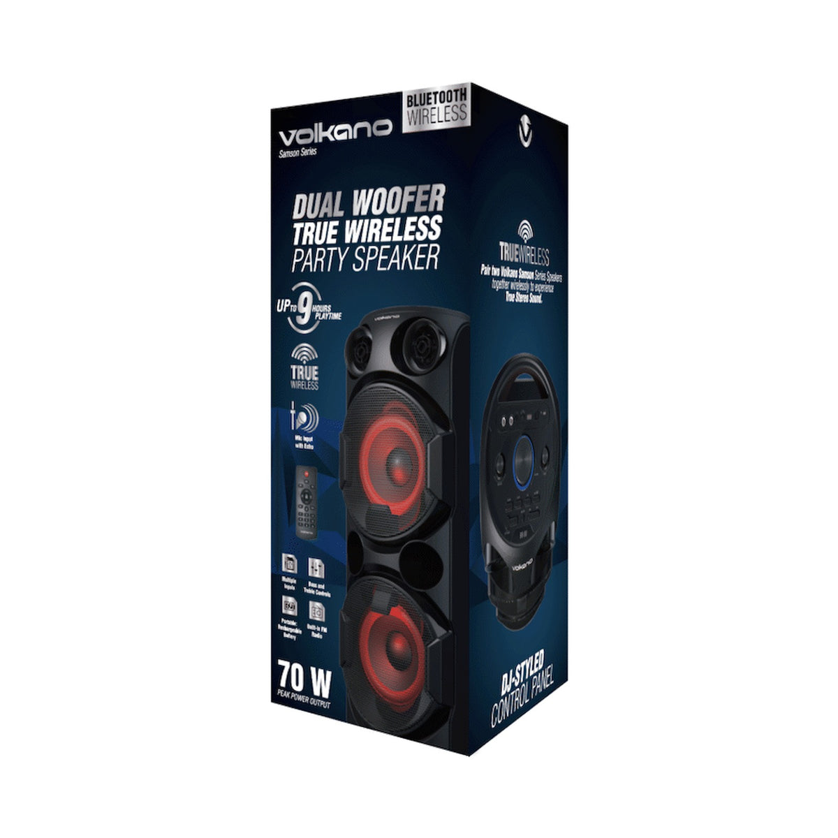 Volkano Samson Series Dual 6.5" Speaker