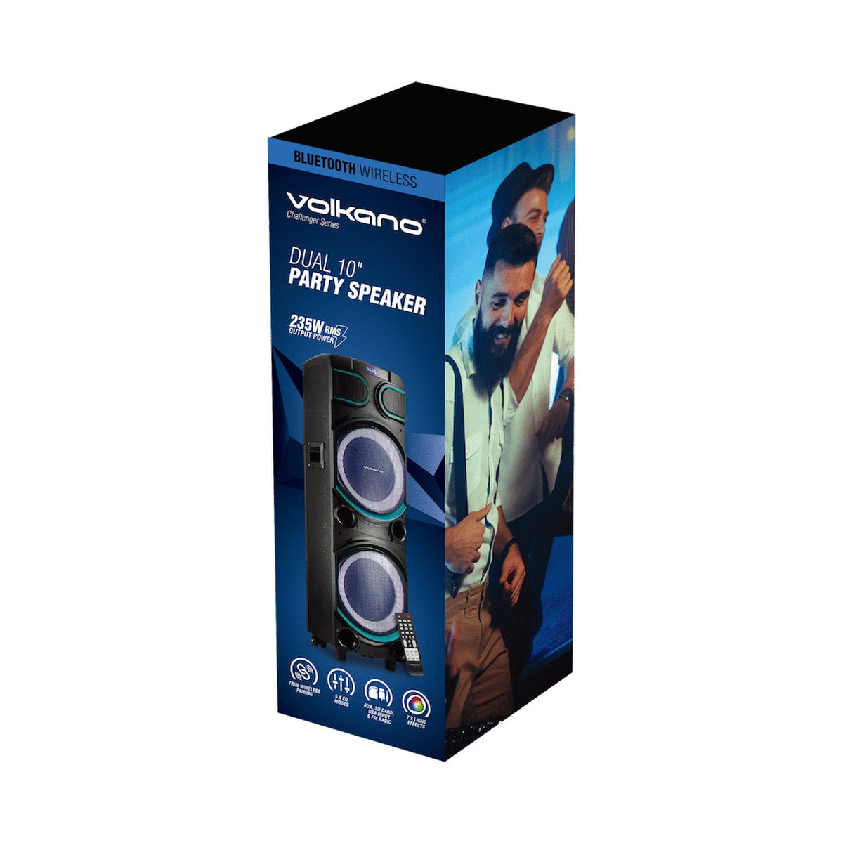 Volkano Challenger series Dual 10" Party Speaker