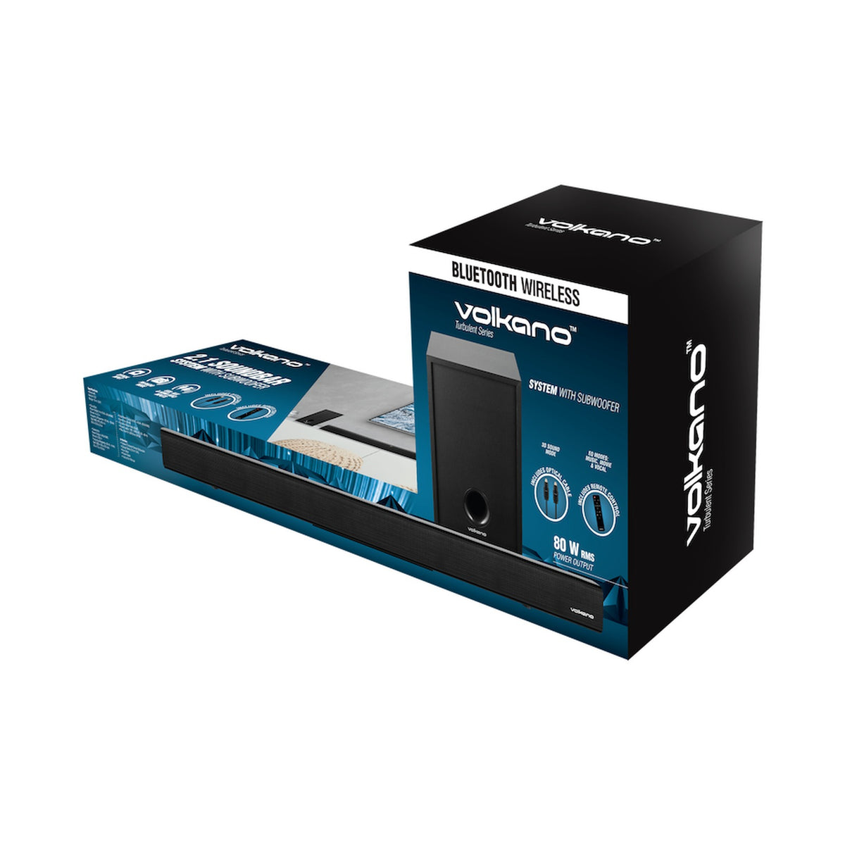 Volkano Turbulent Series 80w 2.1 Soundbar