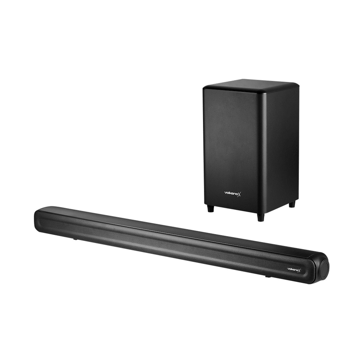 VolkanoX Supersonic Series 2.1 200w Soundbar System with Wireless Subwoofer - Black