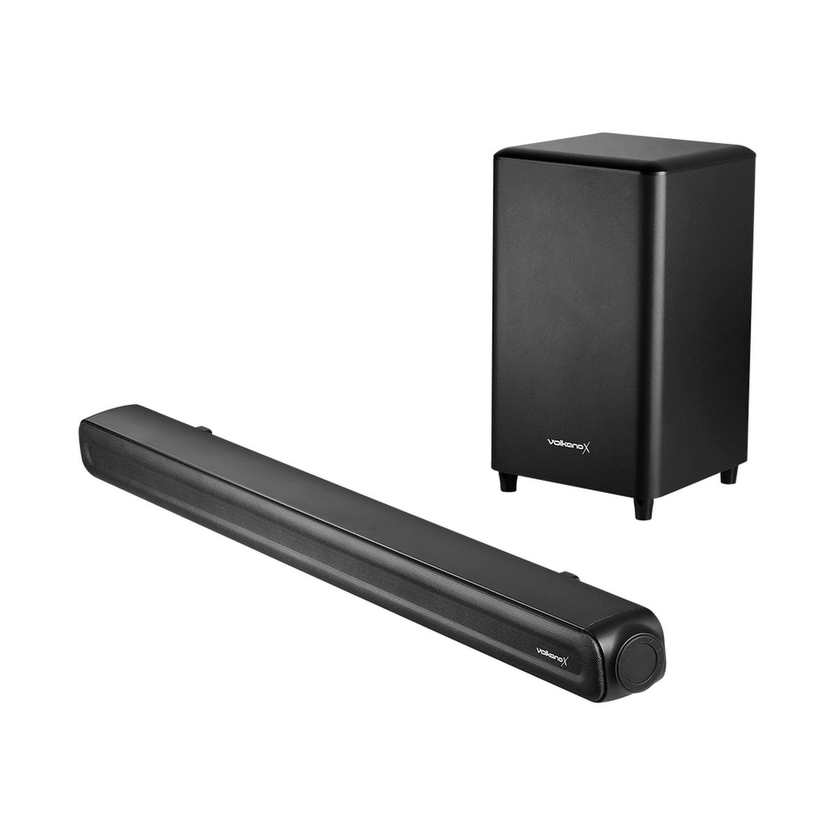 VolkanoX Supersonic Series 2.1 200w Soundbar System with Wireless Subwoofer - Black
